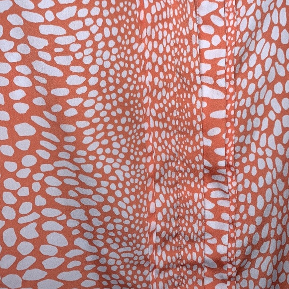 Jennifer and Grace Orange Sleeveless Button Down Blouse size 2X - Picture 4 of 6